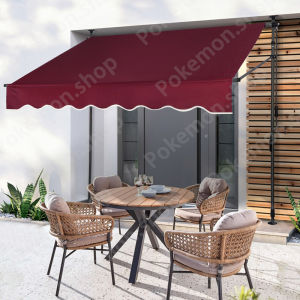 Sunshade Parasol Umbrella Store Garden Beach Patio curtain retractable rain canopyAdjustable heigh