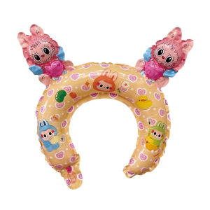 Balon Foil Bando Karakter Labubu Lucu Balon Ulang Tahun 3D