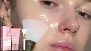 Hoygi มาส์กคอลลาเจนลอกออกต่อต้านริ้วรอย ( พร้อมที่ขูด ) ให้ความชุ่มชื้น บำรุงผิว ฟื้นฟู ลดความหมองคล้ำ กระชับผิว มาส์กแบบลอกออก