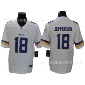 NFL Vikings ragbi Jersey bola seragam Minnesota viking Jersey dalam stok