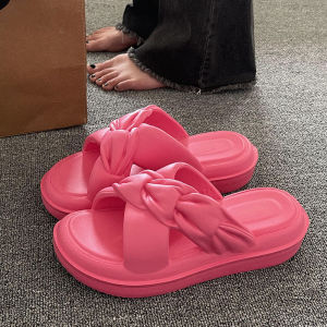 WomenS Thick-Soled Sandals For Summer 2025 New Model For Outdoor Wear Height-Increasing Non-Slip Suitable For Seaside And Beach Use In Summer