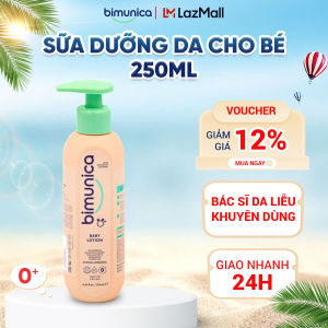 Sữa Dưỡng Thể Lotion Cao Cấp BIMUNICA Dành Cho Trẻ Sơ Sinh và Trẻ Nhỏ 250ml An Toàn Dưỡng Ẩm Tăng Miễn Dịch