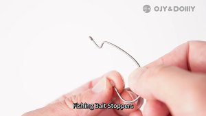 Quick Installation Retainer Bead for Lures Attachments Fishing Hook Lures Keeper Silicone Baits Stopper Bead Fishing Tackle