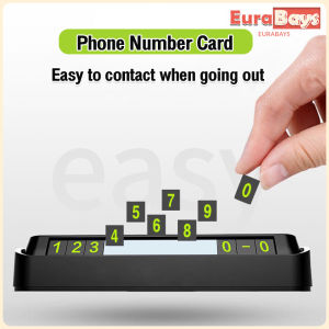 E.B. Car Temporary Parking Card Phone Number Card Plate Car Sticker Luminous Telephone Number