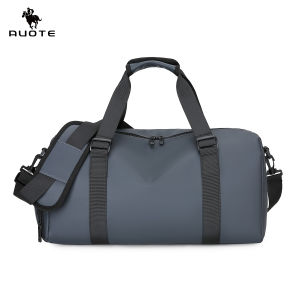 AUOTE Mens Travel Bag Sports Bag Fashion Luggage Bag Waterproof Fitness Bag Handbag Outdoor Sling Bag Gym Fashion Men Women Dry Wet Separation Portable Travel Yoga Swimming Bag