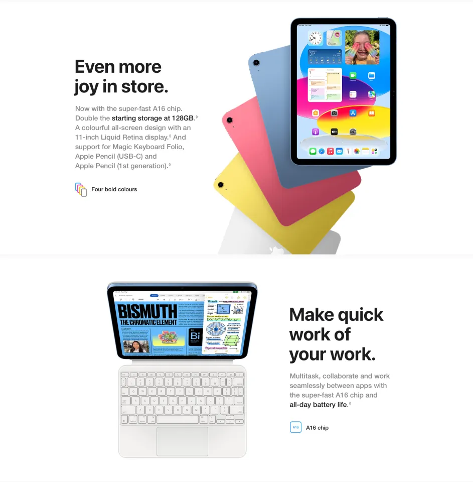 Apple 11-inch iPad A16 Wi-Fi | Lazada Singapore