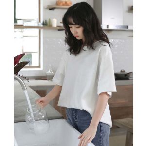 lnw fashion kaos polos wanita t shirt wanita baju korean style wanita kaus oversize wanita kaos korea crewneck oversize lengan pendek hitam kaos oblong wanita baju kaos oversize olahraga wanita kaos wanita olahraga Kain sutra susu M-3XL COD