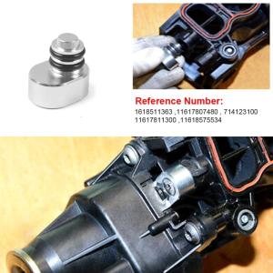 Car Swirl Flap Plug Blank Replacement Bung with 6 Gasket for N57 N57S E90 E91 E92 E93 F07 F10 F11 Repair Kit Accessories