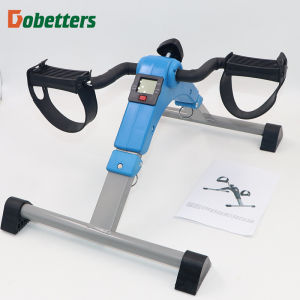 Folding Pedal Exerciser Resistance Adjustable Counting Step Machine Bicycle Fitness Equipment leg Integrated Trainer Rehabilitation Device