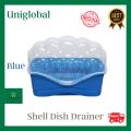 Shell Dish Drainer BIG Pingganan Tauban ng Plato Tuluan ng Plato Pinggan - Uniglobal #8808. 