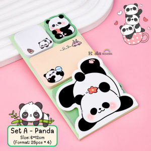 100 sheets/pack Sticky Notes Cute Animals Themes Writing Memo Pads Back to School Office Supplies Small Gift