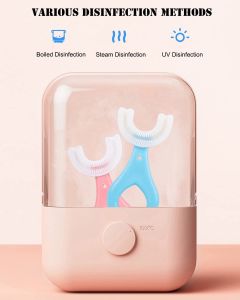 Baby Toothbrush U-Shape Silicone Cartoon Soft Toothbrush 2-13 Years Children Toothbrush Kanak Berus Gigi Manal Kids