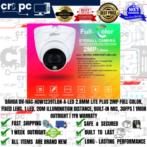 DAHUA DH-HAC-HDW1239TLQN-A-LED 2.8MM LITE PLUS 2MP FULL COLOR FIXED LENS