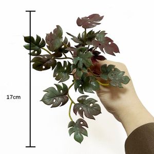 KAKA Realistic Artificial Copper Coin Grass Plants Handmade Soft Fake Ivy Leaf Leaves Wall Decor Wall Hanging Mini Bouquet Home Decoration