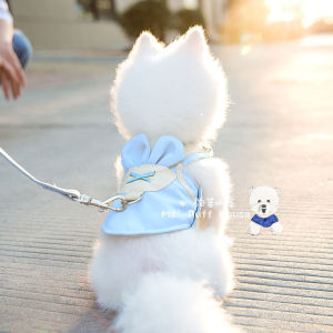 สายจูงแมว | กระบวนการสร้างสายจูงสุนัข | เชือกจูงแบบลายก๊อตจิกับน่ารักลายหูกระต่าย | ตัวนูนผิวเรียบ - พร้อมส่ง