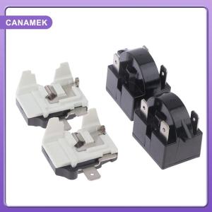 【CANAMEK】 PTC Starter Relay Refrigerator Starter Relay Refrigerator Overload Protector Compatible with LG Refrigerator CompressorFreezers