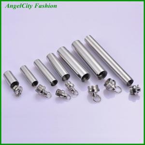AngelCity Fashion Store Stainless Steel Bottle Cremation jewelry Cylinder Tube Ash Urn Pendant Necklace