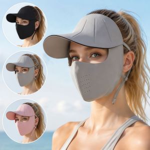 MODERNLUX Cool Fabric Full Face Sun Protection All-in-one Cycling Fashion UV Protection with Brim Summer Outdoor