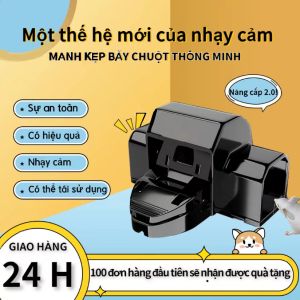 [Hàng HOT] Bẫy Chuột Tự Động Thông Minh Kim loại An Toàn- Hiệu Quả