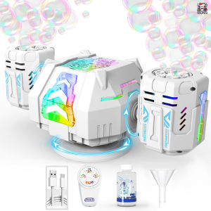 [SG Seller]Children Automatic Bubble hine Remote Control 120° Adjustable Nozzle Outdoor Party Wedding Bubble Toy