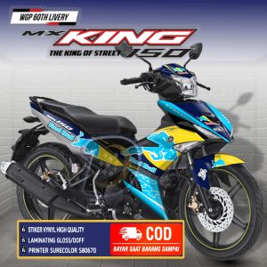 Stiker Motor Jupiter MX King 150 Striping Yamaha Mx King 150 Decal Mx King Toro 1