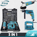 4IN1 SET MMA-450 Portable IGBT Inverter Welding Machine + Impact Drill + Angle Grinder + Electric Jigsaw. 