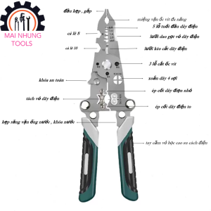 KÌM TUỐT DÂY ĐIỆN ĐA NĂNG 12 TRONG 1