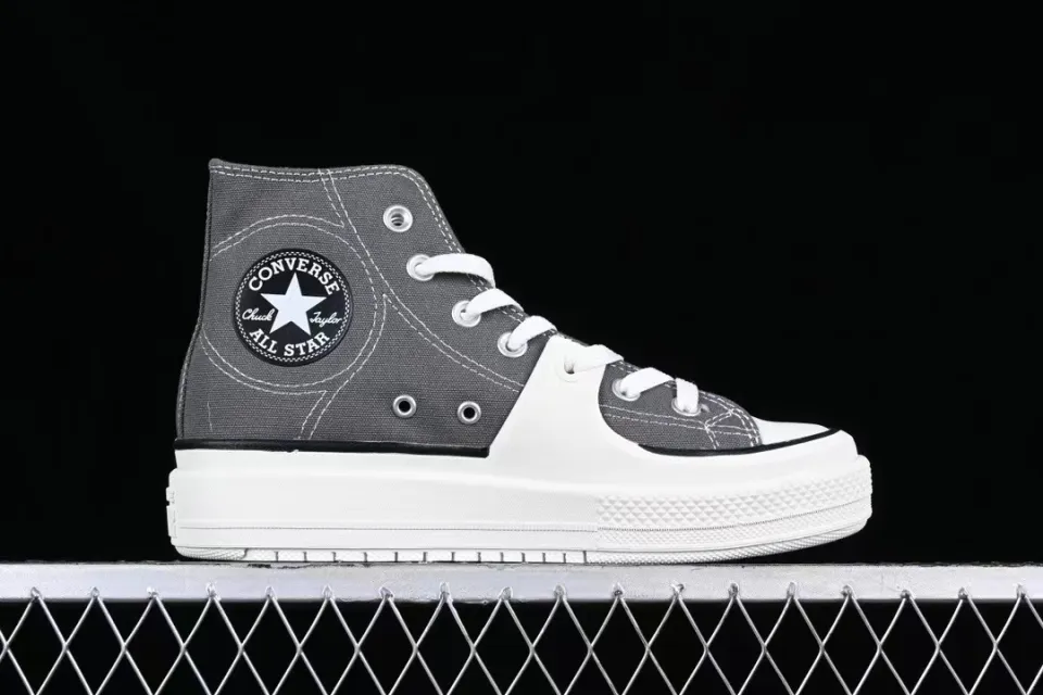 Converse trend fashion casual high top thick sole sports shoes for