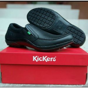 Sepatu kulit Kickers Casual Formal Santai Kantor Kuliah Kerja Dinas Pantofel Vantopel PDH PDL