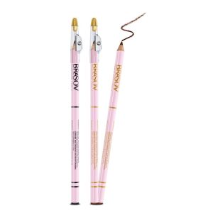 BRASOV Pensil Alis 2 in 1 | Eyebrow Pensil Alis Duo Dengan Sikat dan Peraut Eyebrow Pencil | Eyebrow Pencil Automatic Otomatis Putar Screw Turn | Eyebrow Pencil Pigmented