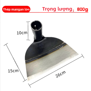 Cuốc cỏ Tool-Hive thép mangan 26cm dụng cụ nông nghiệp sắc bền dùng diệt cỏ xới đất trồng rau dễ dàng