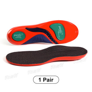 Insoles Poron Shock Absorption Flat Feet arch support Insole Heel Pain Relief Shoes Pad Cushioning