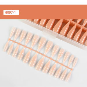 PINPAI 240PCS Pink Series Stiletto Fake Nails Full Cover Nail Art False Tips Super Long Artificial Fake Nails Tips DIY Manicure Tools