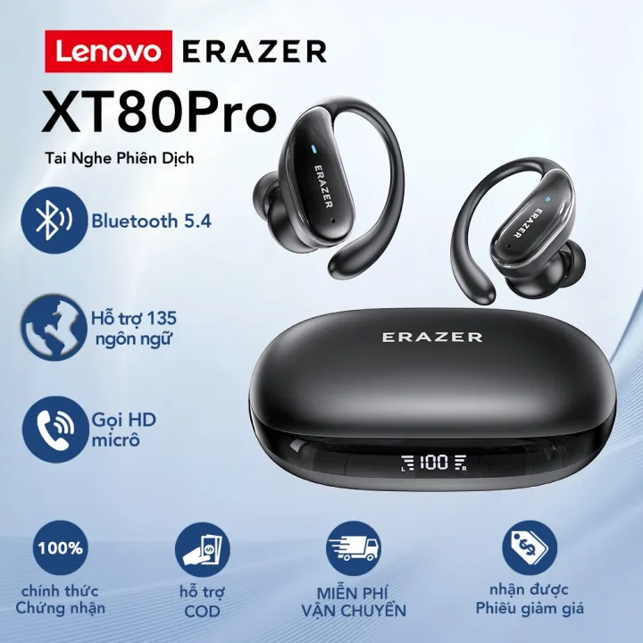 Lenovo Erazer XT80 Pro Tai Nghe Phiên Dịch Tai Nghe Bluetoottai Nghe Thể Thao Bluetooth Không Dây 5.4 Tws Chống Nước Chống Ồn Có Micrô Và Màn Hình Led Tai Nghe Bluetooth Dịch | BigBuy360 - bigbuy360.vn Lenovo Erazer XT80 Pro Tai Nghe Phiên Dịch Tai Nghe Bluetoottai Nghe Thể Thao Bluetooth Không Dây 5.4 Tws Chống Nước Chống Ồn Có Micrô Và Màn Hình Led Tai Nghe Bluetooth Dịch | BigBuy360 - bigbuy360.vn