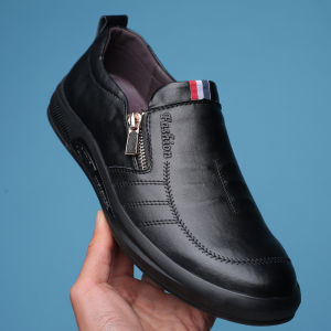 【KLEE】39-44 Semi Formal Shoes For Men Casual Shoes Leather For Men Low Cut Men Shoes