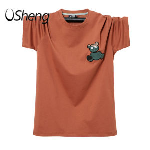 VSheng L to 6XL T Shirt For Men Oversized Short Sleeve TShirt Summer Cool Feeling Tops