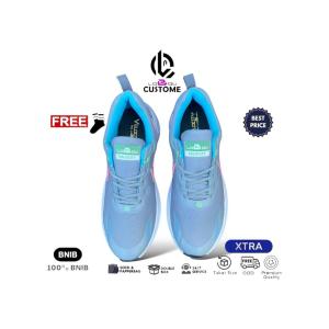 LOBOW!!!-Sepatu Running Pria Wanita navy Ukuran 36-44 ferr box.....