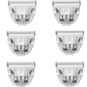 ปัตตาเลี่ยนขนสุนัขมืออาชีพร้อนโลหะทั้งหมดแบบชาร์จไฟได้อุปกรณ์เสริมที่กันจอนสัตว์เลี้ยงเครื่องโกนหนวดแมวตัด Hine ลูกสุนัขกรูมมิ่ง