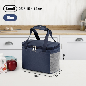 Waterproof thermal insulation lunch box fresh-keeping warm bag Oxford cloth thickened aluminum foil lunch box bag