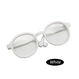 Doll Accessory Round Transparent Glasses Doll Eyeglasses Plastic Round Glasses Children Toy