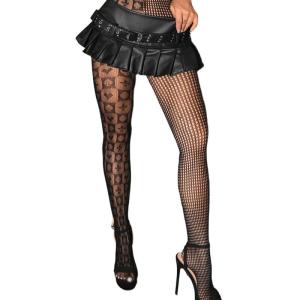 Của Phụ Nữ độ co giãn cao Vớ Nylon Thoáng Khí lưới đen Xà Cạp Cho phong cách hộp đêm Mặc In Pantyhose