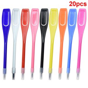 GOXBERK 20pcs Score Card Golf Accessory Plastic Golf Scoring Pen Score Pens Scoring Pencil