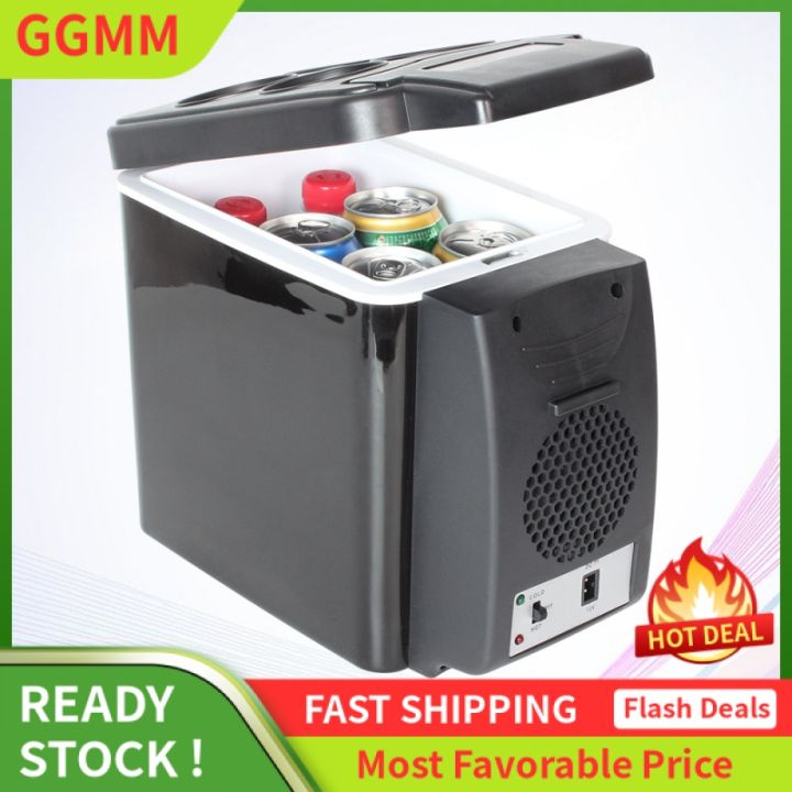 LZD 6L Car Refrigerator Portable Mini Car Refrigerator Cold and Warm