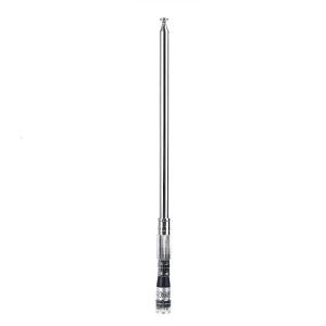 Replacement 118Mhz-136MHz Whip Telescopic for Airband Radio Aviation SMA BNC 1M Scalable Multiple Uses