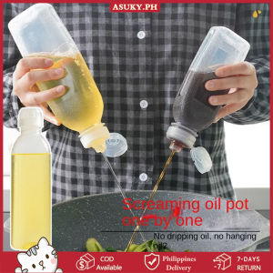 500ml Squeeze Oil Bottle Kitchen Oil Spray Bottle Cooking Baking Condiment Ketchup Mustard Olive Oil