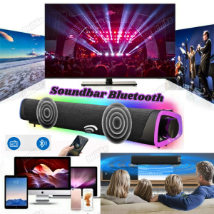 JAYA Speaker Soundbar Bluetooth Wireless TV HP Laptop PC komputer Super Bass Home Theater HiFi 3D V8