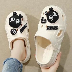 [Free Shipping] EVA Clogs Mens Summer Outdoor Slippers Non-Slip Thick-Soled New Style Cartoon Design Closed-Toe Beach and Outdoor Sandals Womens Style.