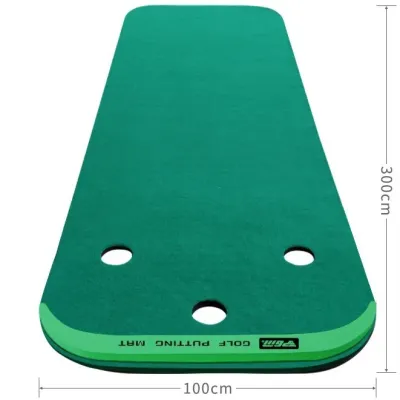 PGM Golf Putting Green Indoors Practicing Portable Putting Mini Practice Exercises Blanket Kit Mat Indoor Training GL012