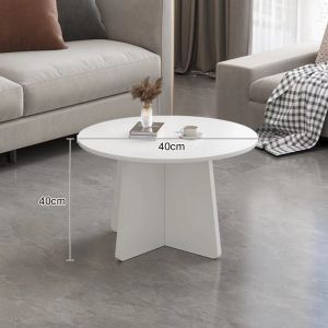 โต๊ะเล็ก สไตล์นอร์ดิก สีไม้/สีขาว โต๊ะข้าง โต๊ะมินิมอล ออกแบบ ห้องนอน ระเบียง