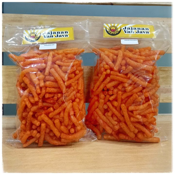 Gurilem Pedas Merah / Gurilem Bandung / cemilan pedas Bandung ...
